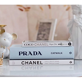 (Sách ngoại văn, combo 3 cuốn, bìa cứng) PRADA CATWALK, CHANEL COLLECTIONS & COCO CHANEL - Read Station - Alpha Books
