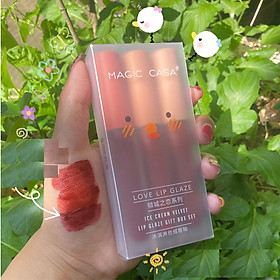 Set 3 Son Kem Lì MAGIC CASA Love Lip Glaze