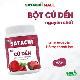 Bột Củ Dền Nguyên Chất SATACHI – 100% củ dền tươi, không đường – Hộp 68g  