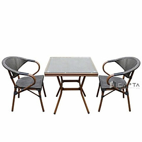Mua Bộ bàn trà sân vườn 2 ghế SL TE2029-70A/CC2005-A Nội thất Capta