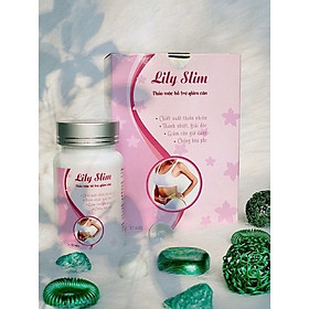 Thực Phẩm Chức Năng Viên Uống Hỗ Trợ Giảm Cân Thiên Nhiên Lily Slim , giảm cân mạnh từ 5-7kg sau 1 liệu trình, không tác dụng phụ, giúp cơ thể săn gọn tự nhiên an toàn, sản phẩm đạt chuẩn GMP