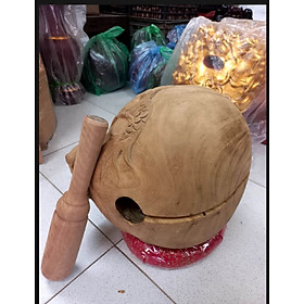 Mua Mõ tụng kinh Phật bằng gỗ  mít  lục nõi không rác  kt 35x35cm
