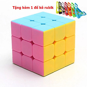 Rubik 3x3 - Không viền tặng chân đế