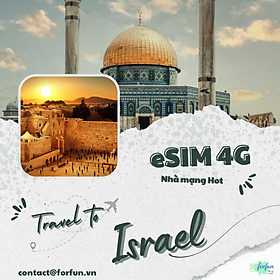 eSim 4G du lịch Israel [Giá rẻ - Hỗ trợ 24/7
