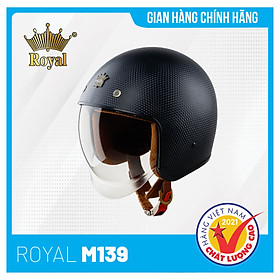 Nón bảo hiểm Royal M139 Kính Âm Trơn Sành Điệu, Trẻ Trung, Thời Thượng
