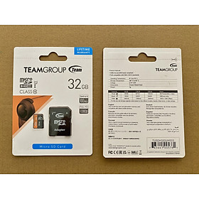 Mua Thẻ Nhớ Micro SDHC Team Group Class10 32GB + Adapter - Hàng Chính Hãng