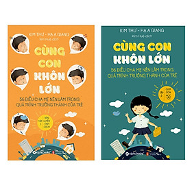 Hình ảnh Combo Sách Cùng Con Khôn Lớn: Cùng Con Khôn Lớn Tập 1 - Rèn Luyện Tính Cách + Cùng Con Khôn Lớn Tập 2