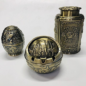 Mua Bộ sản phẩm 3 món hộp chè - lọ tăm - gạt tàn