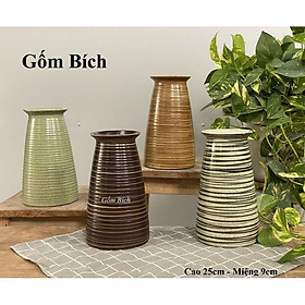Mua Bình Hoa Lọ Hoa Dáng Ly Ngược Men Mộc Nhiều Màu - Gốm Sứ Bát Tràng
