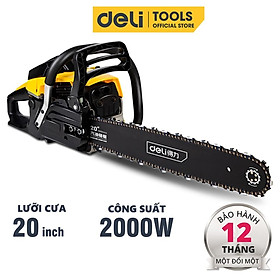 Mua Máy Cưa Xích Deli Chính Hãng Chất Lượng Cao - Công Suất 2000W  Lưỡi Cưa 20inch Sắc Bén - Sử Dụng An Toàn - DL585020