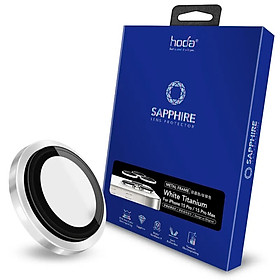 Dán cường lực bảo vệ camera HODA Sapphire dành cho iPhone 15 Pro/15 Pro Max - Hàng Chính Hãng