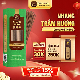 Nhang Trầm – Hộp Xanh Lá 600g | Bảo Trầm | Thơm Dịu, Không Hóa Chất, Dùng Cúng Lễ