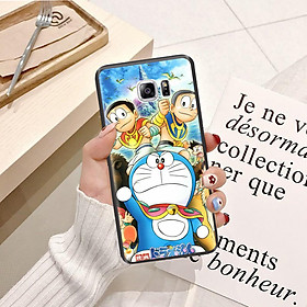 Ốp lưng điện thoại Samsung Galaxy Note 5 viền silicon dẻo TPU  hình Doremon Phiêu Lưu