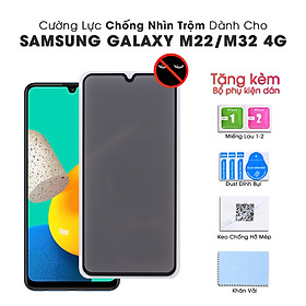 Mua Kính cường lực Chống Nhìn Trộm 9H Dành Cho Samsung Galaxy M22/M32 4G Full Keo- Handtown- Hàng Chính Hãng