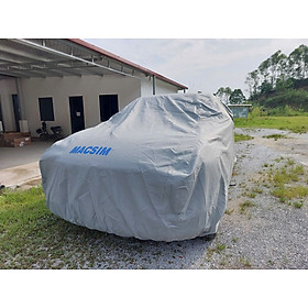 Bạt phủ ô tô chất liệu vải không dệt 3 lớp thương hiệu MACSIM cho xe Nissan Terra màu ghi bạt phủ trong nhà và ngoài trời