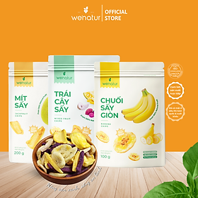 COMBO 3 SẢN PHẨM TRÁI CÂY SẤY GIÒN