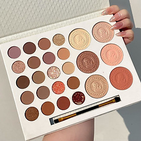 Bảng phấn mắt má Frank Color Kèm Cọ Siêu Đẹp