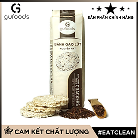 Bánh ăn kiêng, tập GYM gạo lứt GUfoods - có 3 lựa chọn yến mạch, huyết rồng, tím than (165g)