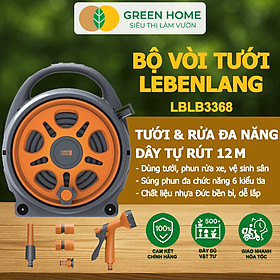 Mua Bộ Vòi Nước Tưới Tưới Cây  Rửa Xe Đa Năng Greenhome  Lebenlang LBLB3368  Chế Độ Tưới Thông Minh