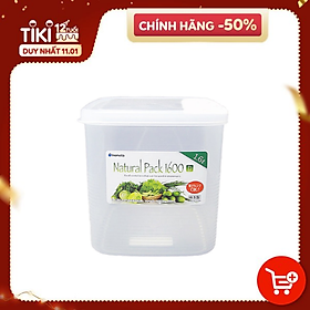 Mua Hộp thực phẩm vuông 1600ml Inomata nội địa Nhật Bản