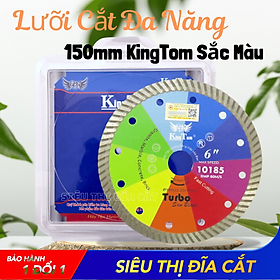 Lưỡi Cắt Đa Năng 150mm KingTom Sắc Màu - Cắt Bê Tông, Granite