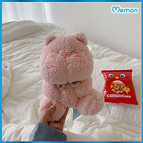 Gấu Bông Má Bự Lông Mềm Cao Cấp Memon