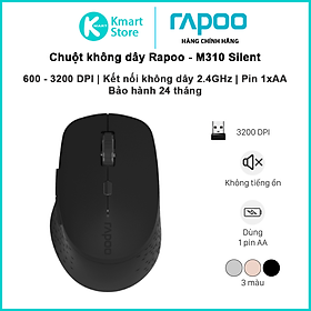 Chuột Không Dây Rapoo M310 Silent - Hàng Chính Hãng