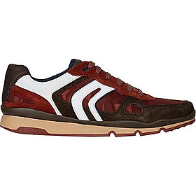 Giày Sneakers Nam GEOX U SANDFORD A BROWN/DK RED
