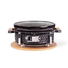 Mua Lò Nướng Sứ Green Hills Round Shichirin Teppanyaki & Hibachi Ceramic Charcoal Grill Hàng chính hãng