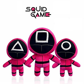 Gấu Bông Trò Chơi Con Mực Squid Game Cao Cấp 30cm - Phiên bản 3D