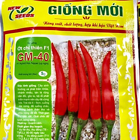 Mua HẠT GIỐNG ỚT CHỈ THIÊN F1 GM40