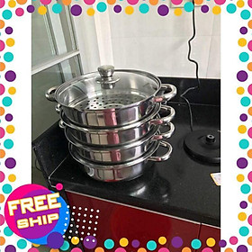 Mua Nồi Hấp Inox Đa Năng Nhiều Tầng Cao Cấp