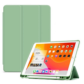 Bao Da iPad 10.5 - iPad 9.7 - iPad Air 1/2/3 - iPad Mini 4/5 - iPad 8 gen - iPad Gen 5/6/7Chức năng đánh thức và ngủ tự động với khay đựng bút