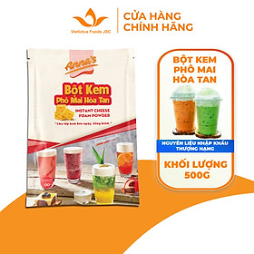 Bột Kem Phô Mai Cheese Foam Túi 300G pha 40 ly - Bột kem pha chế Váng Sữa Kem Cheese Trà sữa, Đồ uống đá xay