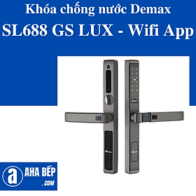 Mua Khóa cửa chống nước Demax SL688 GS LUX - Wifi App. Hàng Chính Hãng