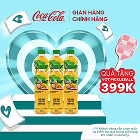 Lốc 6 Chai Trà Chanh Dây Và Hạt Chia 450ml/Chai Coca-Cola Official Store