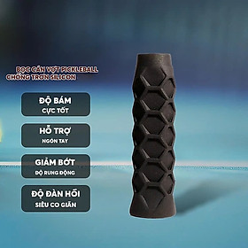 Bọc Cán Vợt Pickleball Cao Cấp - Hỗ Trợ Cầm Vợt Chắc Chắn Hơn, Giảm Rung Vợt - Bền Bỉ - Dễ Sử Dụng MÀU ĐEN