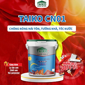 Sơn Chống Nóng Taiko CN01 / Sử Lý Bề Mặt Tường Nhà, Mái Tôn, Kim Loại Tấm Lợp Fibro