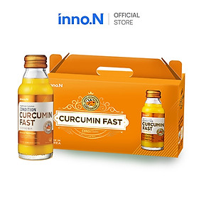 Kolmar Set quà tặng 10 chai nước tinh nghệ Curcumin Fast hỗ trợ bảo vệ và