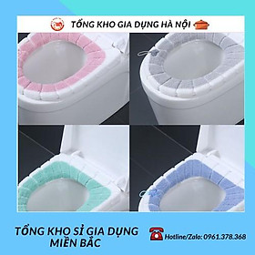 Mua MẪU MỚI Miếng Lót Bồn Cầu Nỉ Lông Chống Lạnh 88205 Tổng Kho Sỉ Gia Dụng