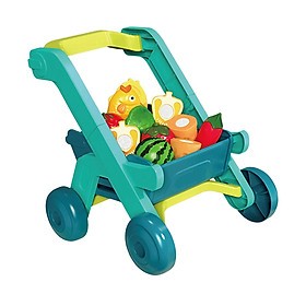 Shopping Trolley Cart kids Shopping Cart Toy Pretend Play Gifts