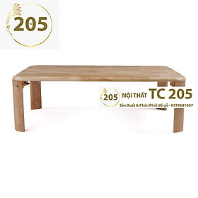 Mua Bàn Xếp Gọn Chân Bánh Mì (60cm x 90cm) Gỗ Tự Nhiên 100% - TN