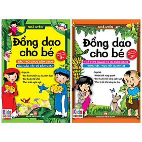 Combo sách Đồng dao cho bé - Các trò chơi dân gian