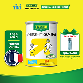 Sữa Appeton Weight Gain cho Người lớn hương Vanilla lon 450g