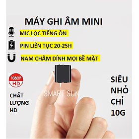 Mua Máy ghi âm mini chuyên nghiệp siêu lọc âm  pin 20-25H. Chất lượng thu âm HD