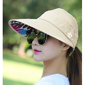 Mũ rộng vành chống nắng phong cách Hàn, nón nữ chống nắng chống tia uv