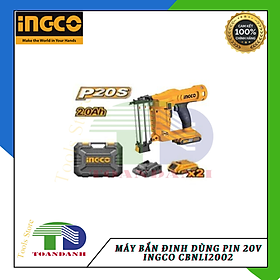 Máy bắn đinh dùng pin 20V ingco CBNLI2002