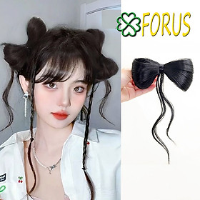 Kẹp tóc giả thắt nơ có râu ️FREESHIP️ nơ tóc giả nữ, kẹp nơ tóc giả, kẹp tóc nơ giả