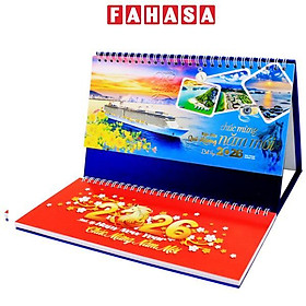 Lịch Để Bàn 2 Lò Xo - Biển Đảo Quê Hương - NST 71B