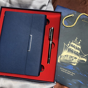 B&J-Bộ Qùa Tặng Sổ S010 Phong Thủy Tài Lộc & Bút Ký Tên Dòng Cao Cấp Dành Cho Sếp,Đối Tác,Khách Hàng,Nhân Viên